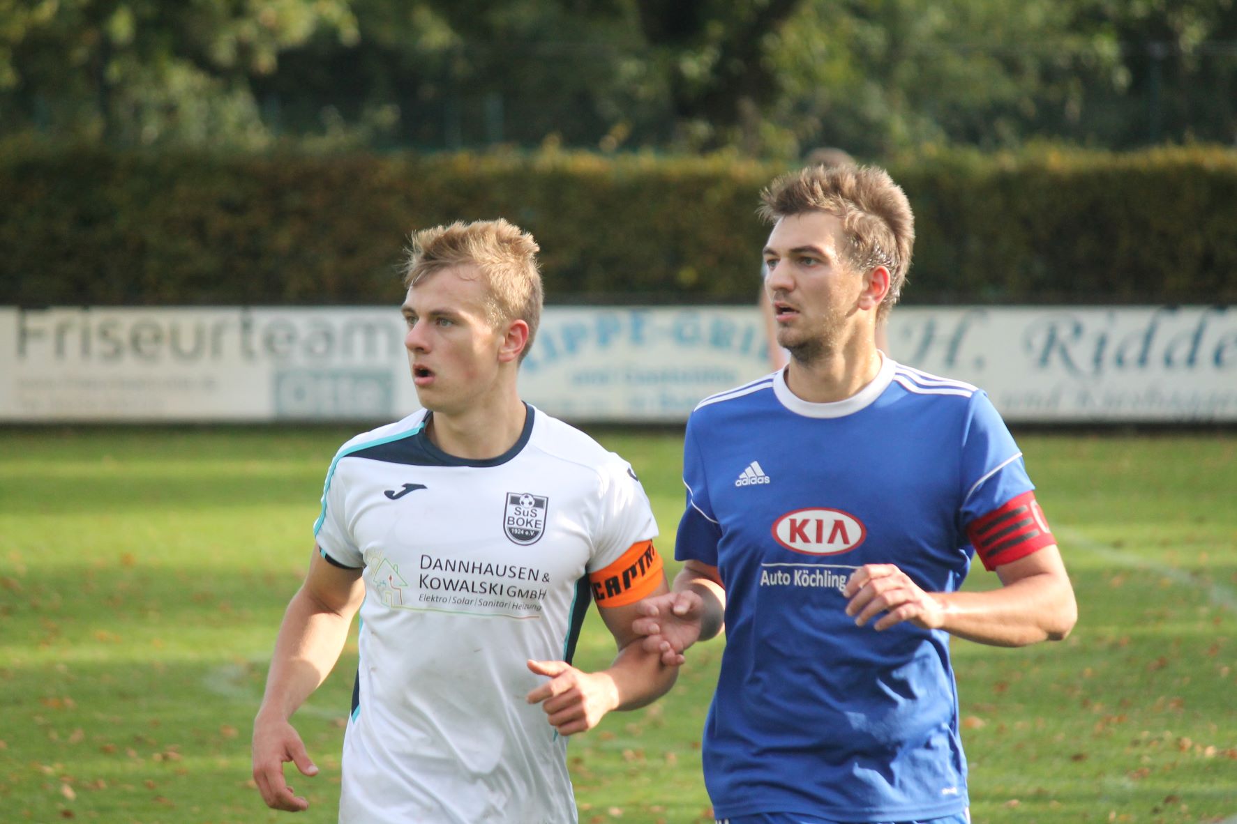 Szene vom letzten Aufeinandertreffen beider Teams im Lippestadion im Oktober 2020