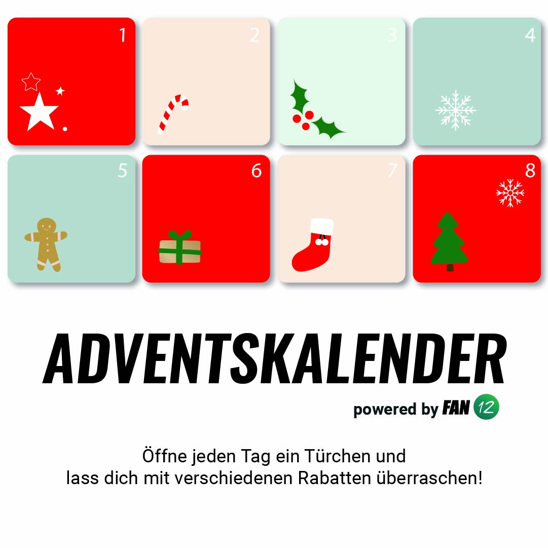 Adventskalender im Online-Fanshop des SuS BOKE