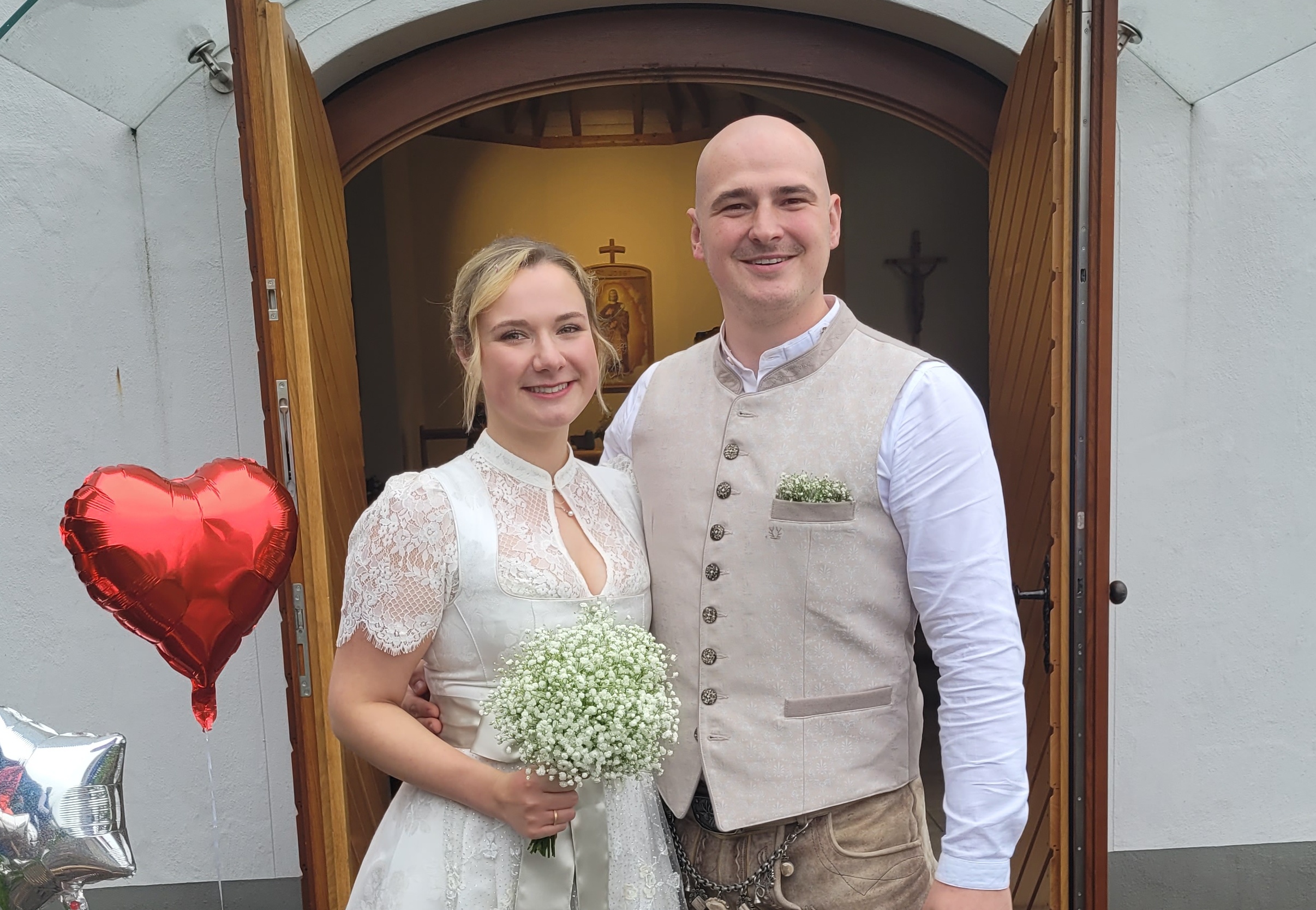 Niklas Hecker und Muriel Kemper geben sich das Ja-Wort