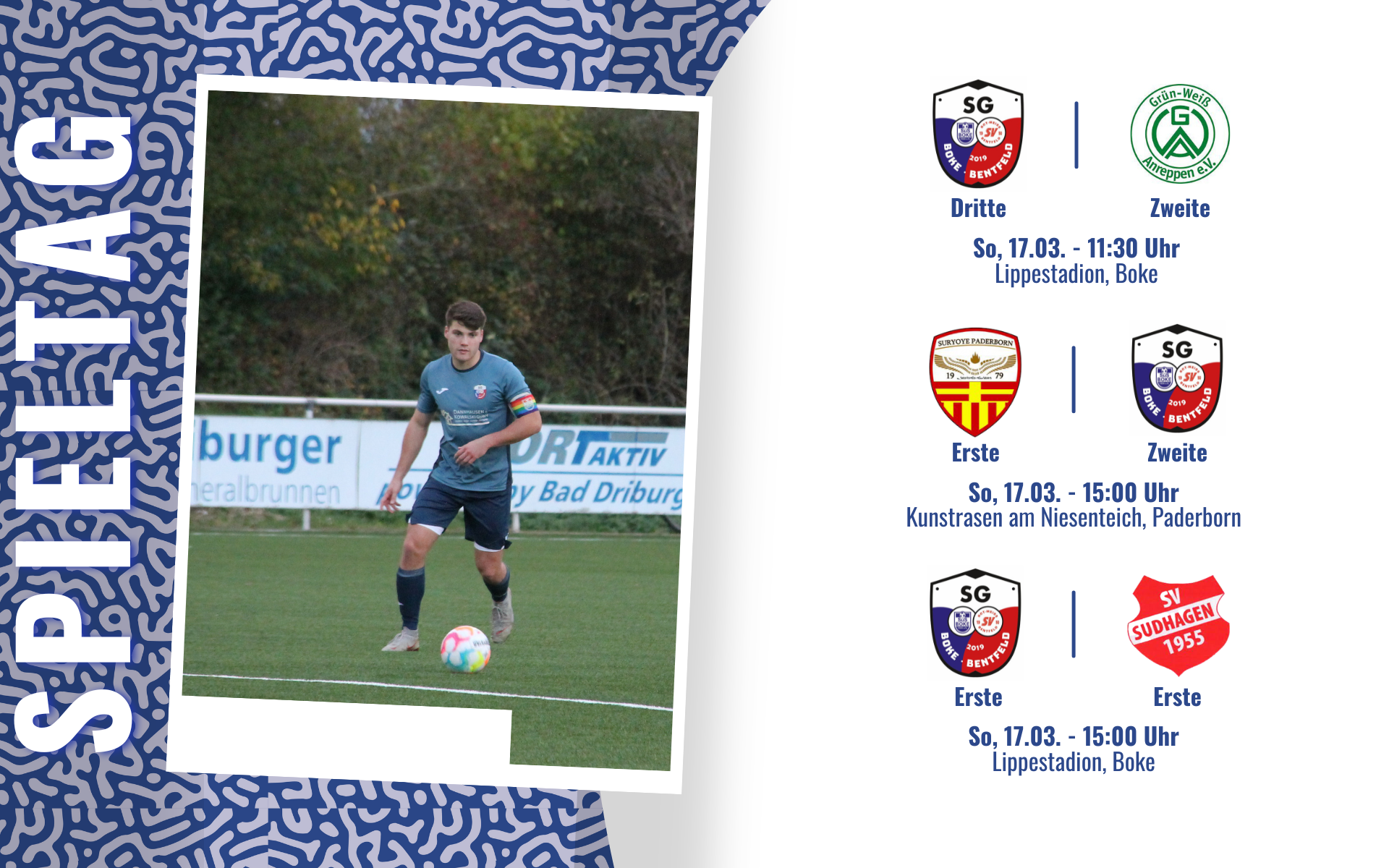 Derbyzeit am Sonntag im Lippestadion