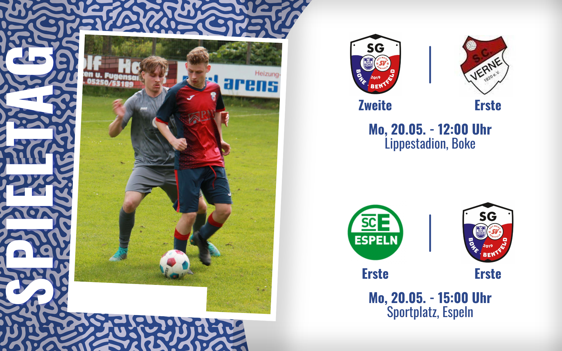 Vorletzter Spieltag der Kreisliga A  Paderborn am Pfingstmontag
