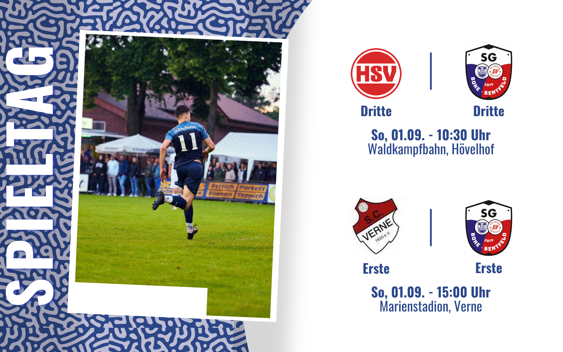 SG Boke/Bentfeld reist am Sonntag zum Derby nach Verne