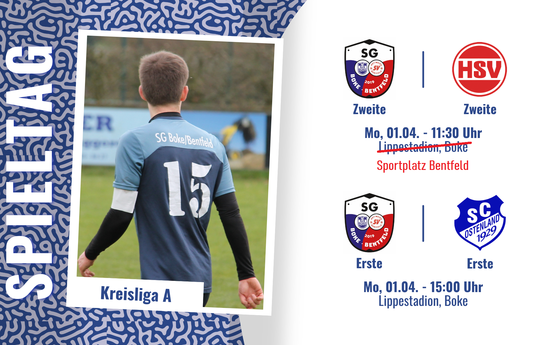 Heimspieltag unserer SG-Teams am Ostermontag