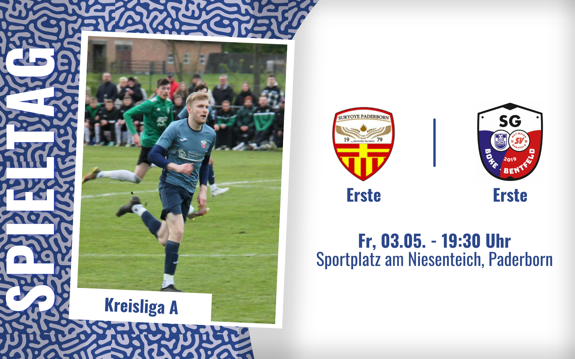 Spitzenspiel am Freitag: Spielgemeinschaft reist zum Verfolger Suryoye Paderborn