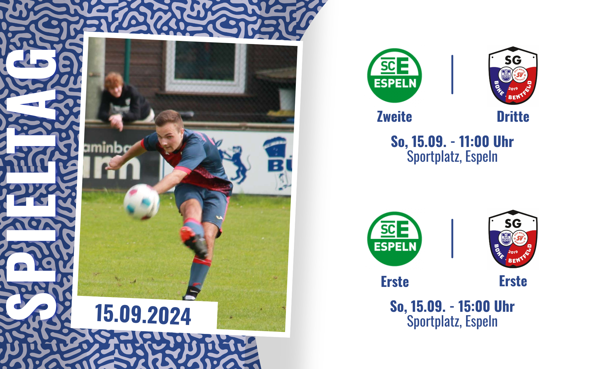 SG reist im Doppelpack zum SC GW Espeln