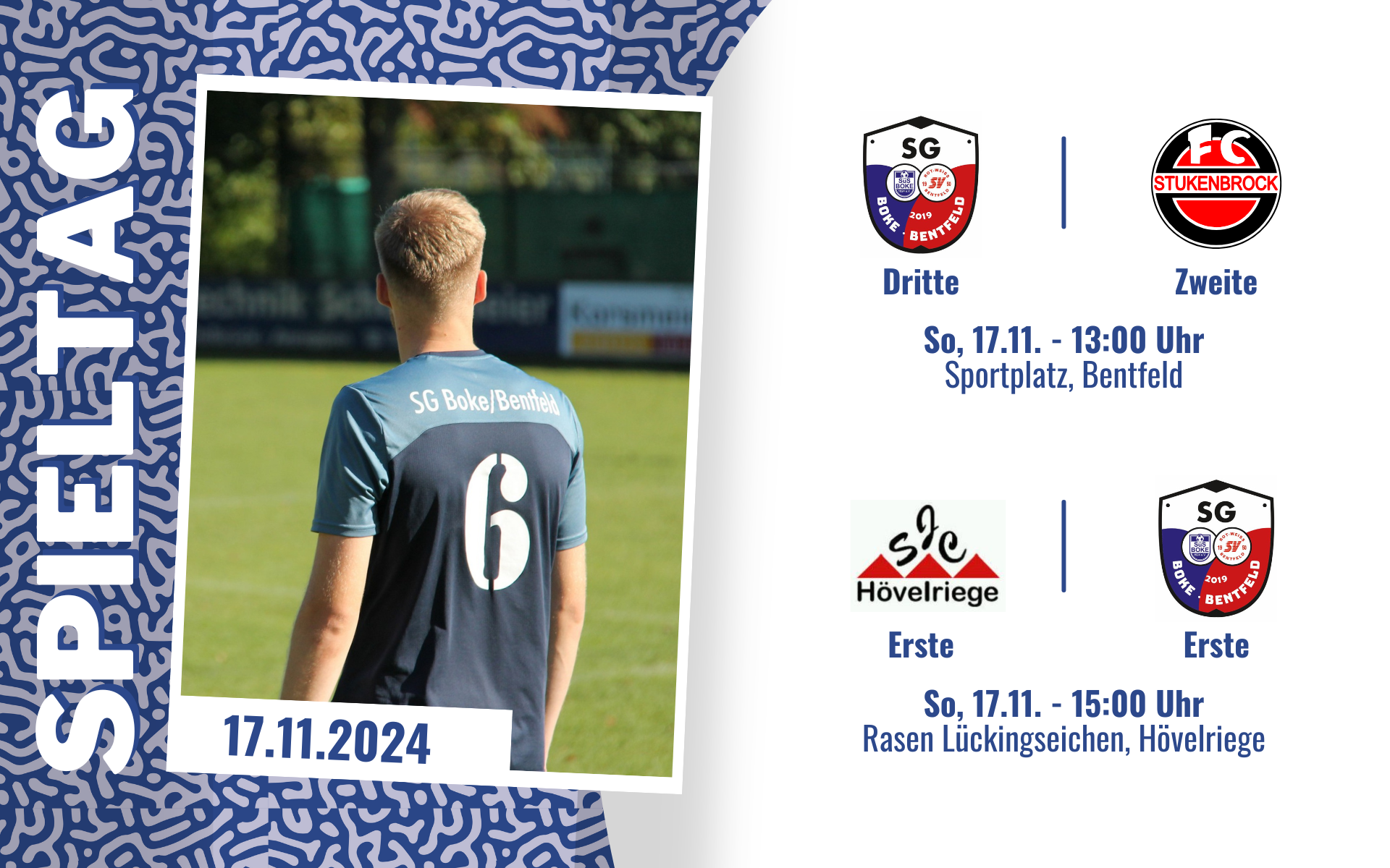 SG Boke/Bentfeld reist am Sonntag zum SJC Hövelriege