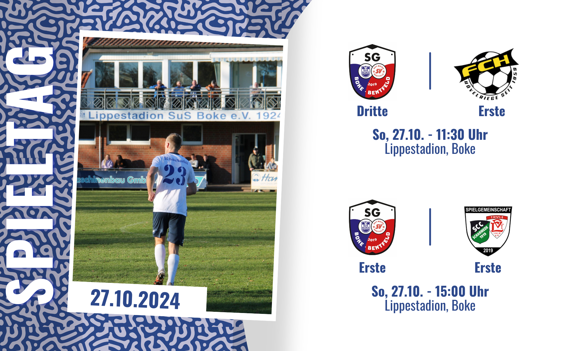 Derbyzeit und Spitzenspiel im Lippestadion