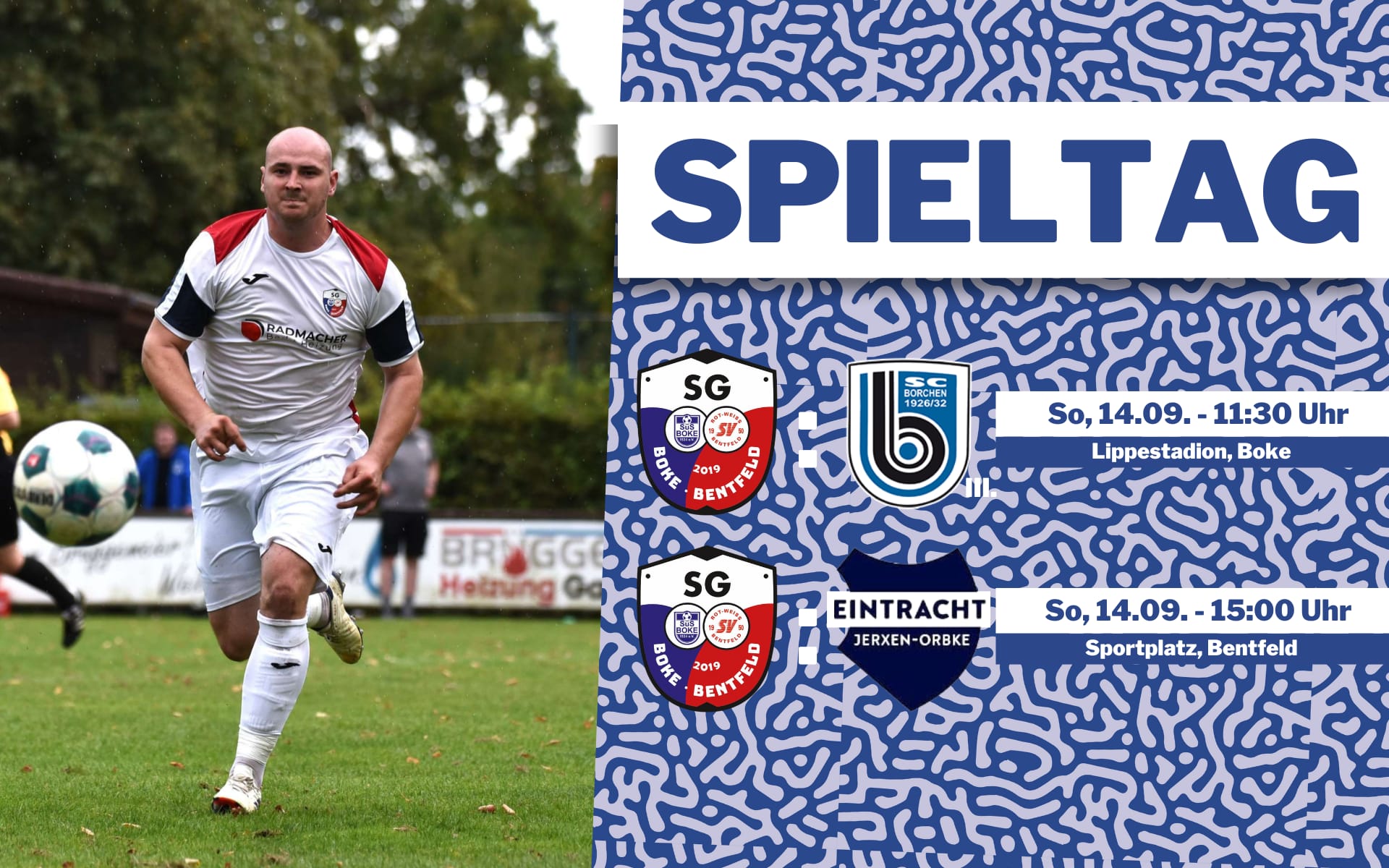 SG Boke/Bentfeld empfängt am Sonntag den punktgleichen SV Eintracht Jerxen-Orbke