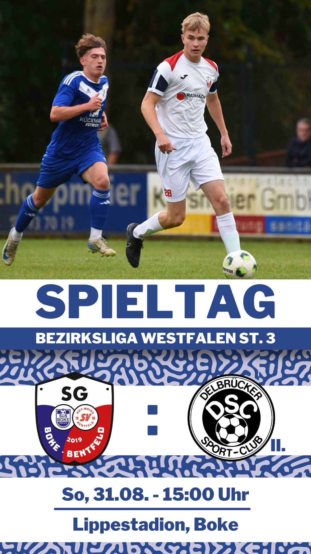 Derby SG Boke/Bentfeld vs. Delbrücker SC II