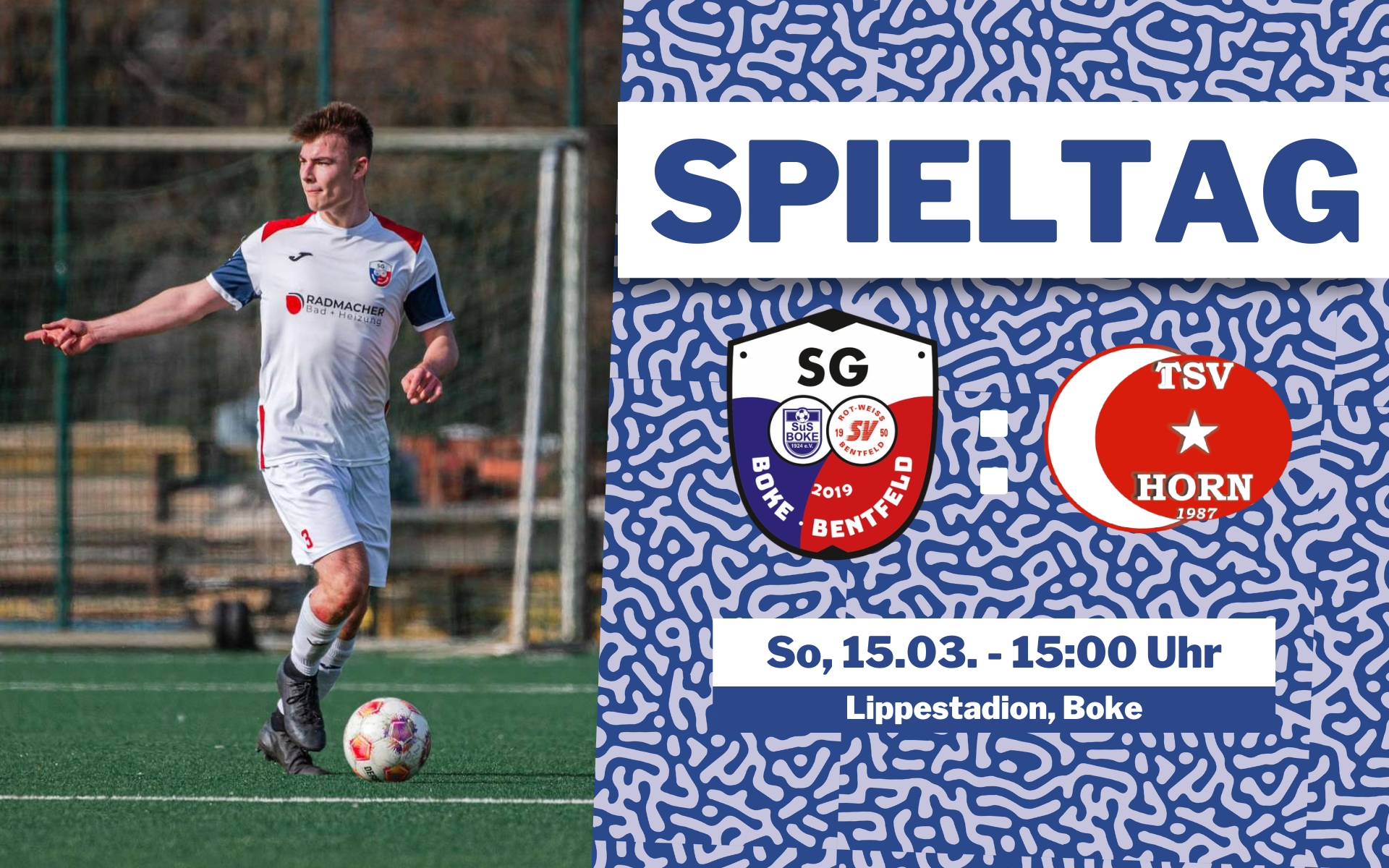 SG Boke/Bentfeld empfängt den Tabellenelften TSV Horn