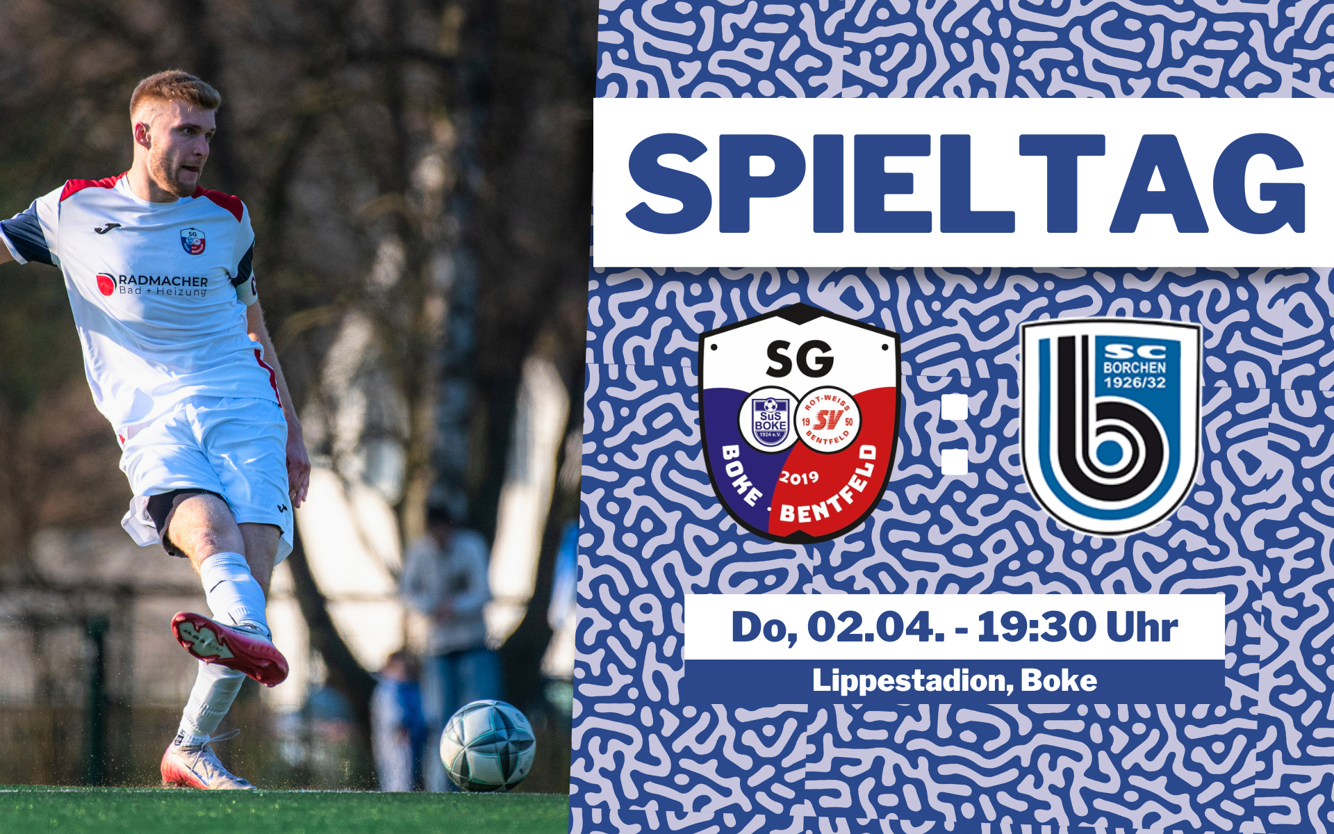 Nachholspiel am Gründonnerstag: SG Boke/Bentfeld empfängt im Lippestadion den SC Borchen
