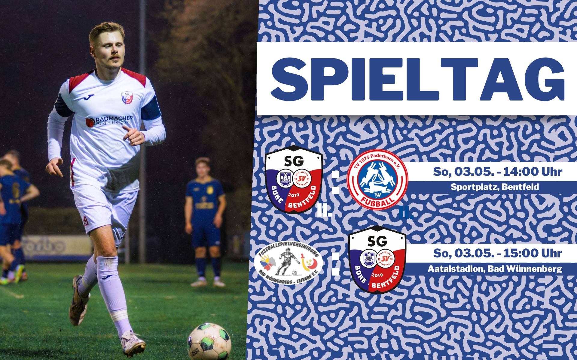Kreisderby: SG Boke/Benfeld reist zur FSV Bad Wünnenberg-Leiberg