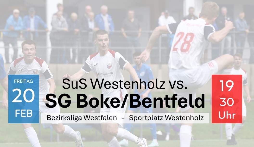 SG Boke/Bentfeld startet am Freitag, 20. Februar in die Rückrunde der Bezirksliga
