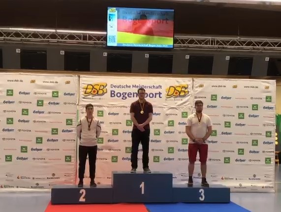 Auf dem Podest ganz oben: Deutscher Meister David Strodick